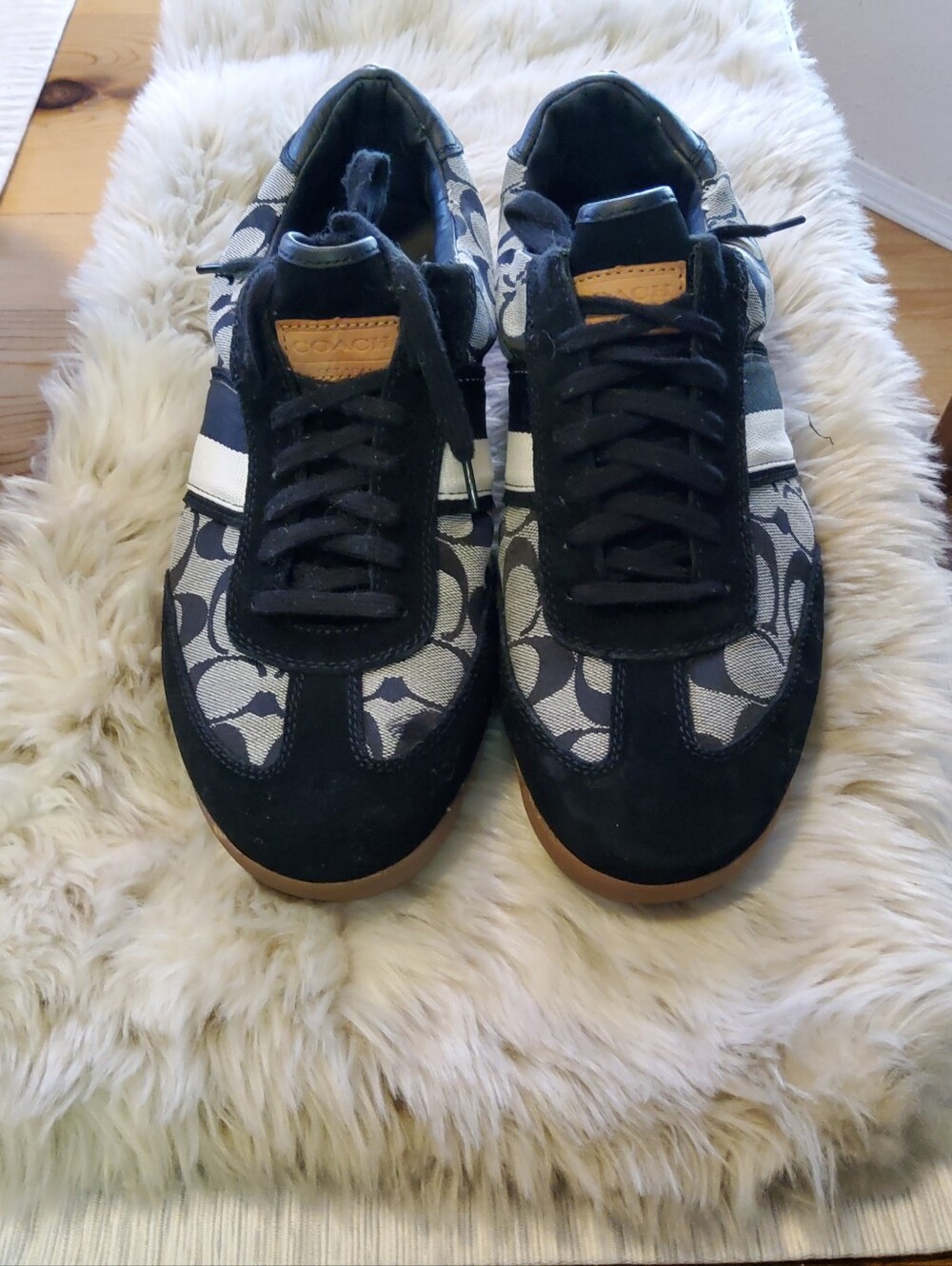 Coach Men’s "Bruce" Signature Logo Sneaker Size 11 1/2 GUC ~ VGUC